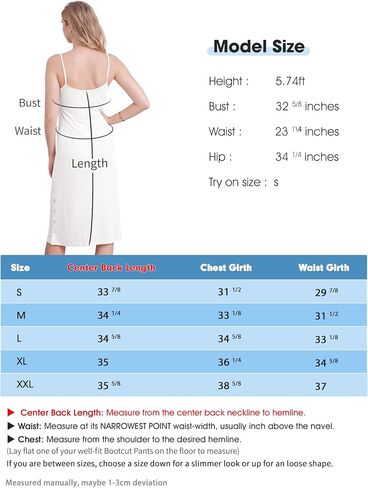 MANCYFIT Full Slip Dress for Women Spaghetti Strap Under Cami Slit Soft Sleeveless Nightgowns in Saudi Arabia