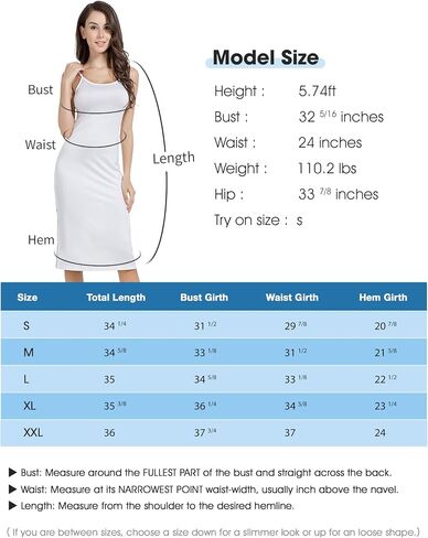 MANCYFIT Full Slip Dress for Women Spaghetti Strap Under Cami Slit Soft Sleeveless Nightgowns in Saudi Arabia