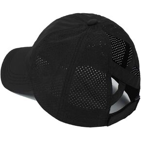 Womens Criss Cross Ponytail Hat Quick Drying Baseball Cap Sun Hats UV Protection Sport Cap in Saudi Arabia