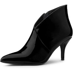 Allegra K Women's V Shape Pointed Toe Stiletto Heel Ankle Boots in Saudi Arabia