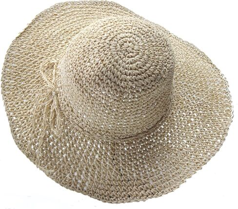 Women Fashion Summer Straw hat Sun hat Folding Travel Beach Cap in Saudi Arabia
