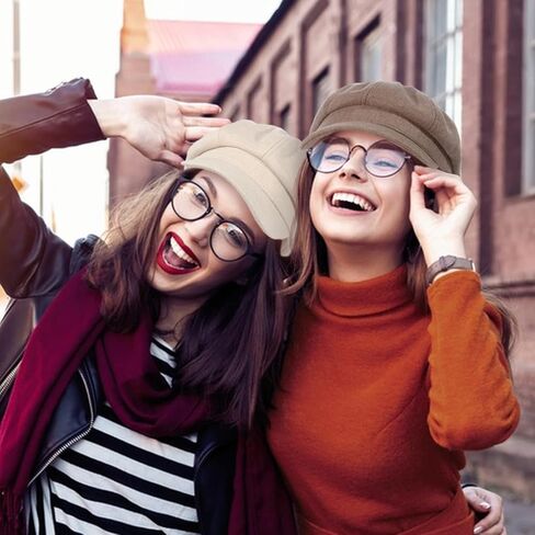 Womens Newsboy Cap Bakerboy Cabbie Gatsby Visor Beret Hat Tweed Girls Pageboy Caps for Womens in Kuwait