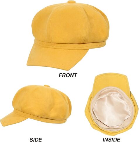 قبعة موزع الصحف للسيدات، قبعة بيكر بوي تاكسي أجرة جاتسبي، قبعة بيريه من التويد للفتيات، قبعات Pageboy للنساء in Kuwait