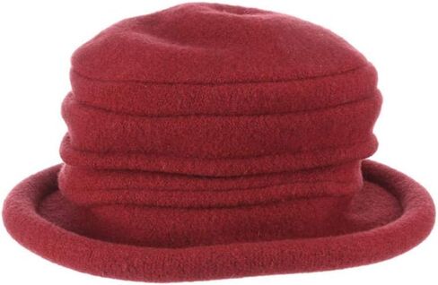 Scala Women's Packable Boiled Wool Cloche in Saudi Arabia