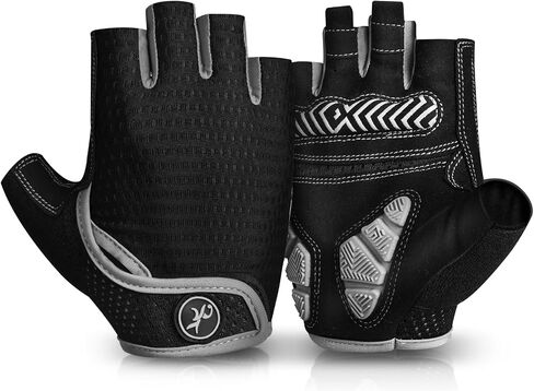 MOREOK Cycling Gloves Bike Gloves for Men/Women-[Breathable Anti-Slip 5MM Gel Pad] Biking Gloves Half Finger Road Bike MTB Bicycle Gloves-for Cycling/Fitness/Motorcycle/Gym/Outdoor Sports in Kuwait