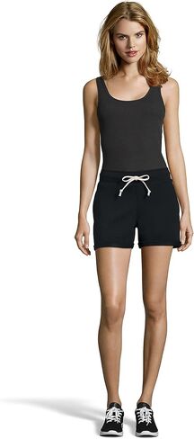 سراويل Hanes النسائية الصوفية، مجموعة Luxe Collection شورتات الصوف خفيفة الوزن للنساء، شورتات التدريب النسائية in Saudi Arabia