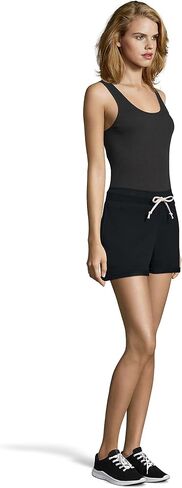 سراويل Hanes النسائية الصوفية، مجموعة Luxe Collection شورتات الصوف خفيفة الوزن للنساء، شورتات التدريب النسائية in Saudi Arabia
