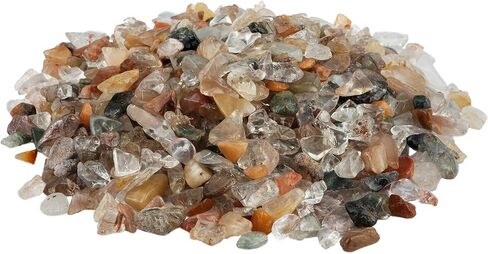 Rockcloud 1 رطل Howlite الفيروز رقائق صغيرة هبطت حجر سحق شفاء الريكي كريستال مجوهرات صنع ديكور المنزل in Kuwait