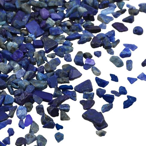 Rockcloud 1 رطل Howlite الفيروز رقائق صغيرة هبطت حجر سحق شفاء الريكي كريستال مجوهرات صنع ديكور المنزل in Kuwait