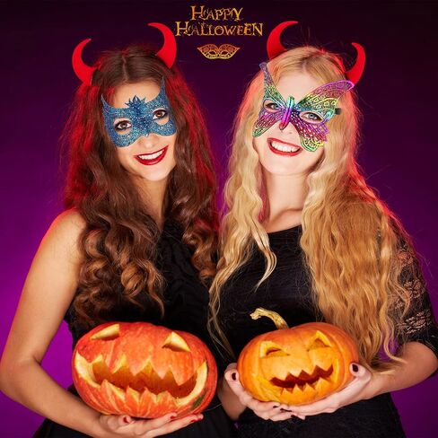 50 Pieces Lace Mask Masquerade Venetian Eyemask Women Flexible Masks for Masquerade Carnival Ball Birthday Halloween Costume in Kuwait