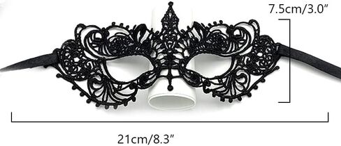 IHEOJAOC قناع دانتيل حفلة تنكرية للهالوين قناع عين البندقية قناع دانتيل للنساء لحفلات الهالوين التنكرية كرنفال in Kuwait