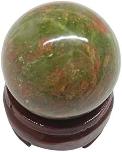 Amethyst Natural Quartz 40-45 mm Ball Sphere Gemstone A+ Hand Carved Crystal Altar Healing Devotional Focus Spiritual Chakra Cleansing Metaphysical Gift Men Women in Kuwait