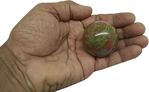 Amethyst Natural Quartz 40-45 mm Ball Sphere Gemstone A+ Hand Carved Crystal Altar Healing Devotional Focus Spiritual Chakra Cleansing Metaphysical Gift Men Women in Kuwait