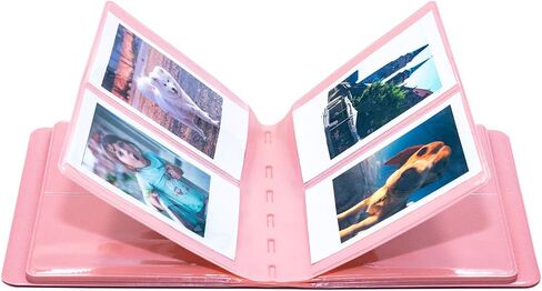 Ablus 64 Pockets Photo Album for Fujifilm Instax Mini 11 90 70 50S 26 25 9 8 8+ 7S Instant Camera, Polaroid Snap Z2300 PIC-300P Film & Kpop Photocards (Light Purple) in Saudi Arabia