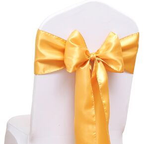 50 Pack Satin Baby Blue Chair Sashes Bows for Wedding Party Birthday Baby Shower Gender Reveal Decorations, Light Blue Chair Sashes Ties for Folding Chairs Banquet Party Christmas in Saudi Arabia