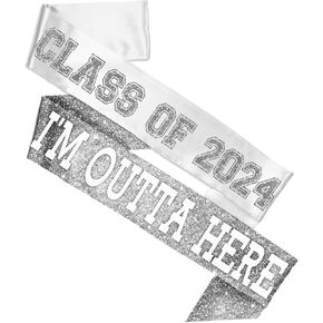 Senior Sash - Senior Night Party Decorations - Sports Event Sash Cheer Squad Dance Team