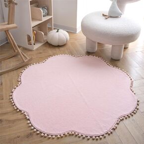 Grey Area Rug for Bedroom, 3'X5' Washable Kids Rug for Playroom, Non-Slip Small Rug for Baby Nursery, Soft Fluffy Rug Gray Modern Carpet for Boys Girls Room Dorm Living Room