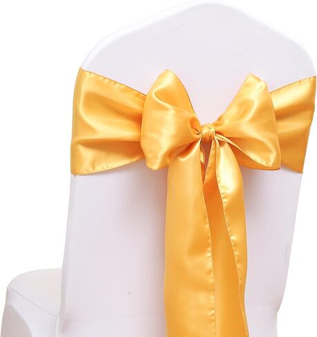 50 Pack Satin Baby Blue Chair Sashes Bows for Wedding Party Birthday Baby Shower Gender Reveal Decorations, Light Blue Chair Sashes Ties for Folding Chairs Banquet Party Christmas in Kuwait