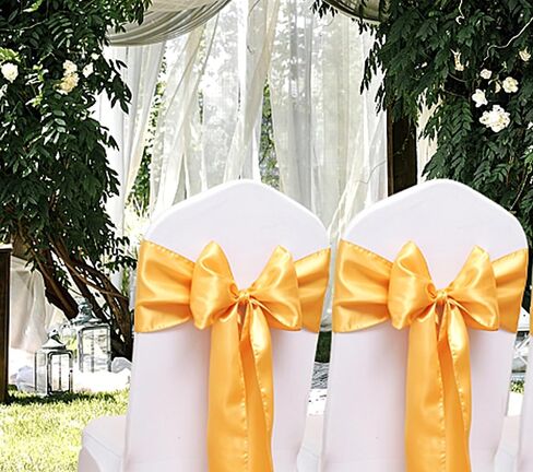 50 Pack Satin Baby Blue Chair Sashes Bows for Wedding Party Birthday Baby Shower Gender Reveal Decorations, Light Blue Chair Sashes Ties for Folding Chairs Banquet Party Christmas in Kuwait