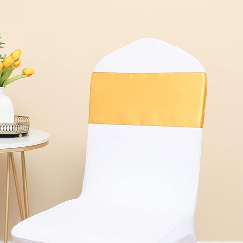 50 Pack Satin Baby Blue Chair Sashes Bows for Wedding Party Birthday Baby Shower Gender Reveal Decorations, Light Blue Chair Sashes Ties for Folding Chairs Banquet Party Christmas in Kuwait