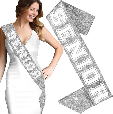 Senior Sash - Senior Night Party Decorations - Sports Event Sash Cheer Squad Dance Team in Kuwait