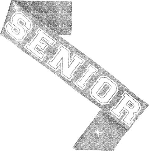 Senior Sash - Senior Night Party Decorations - Sports Event Sash Cheer Squad Dance Team in Kuwait