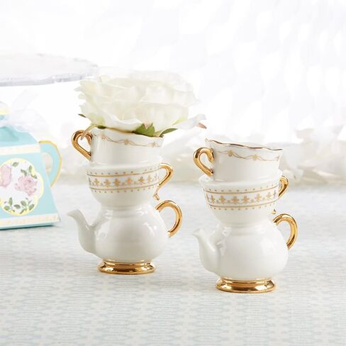 Kate Aspen Blue Willow Decorative Ceramic Bud Vases (Set of 3), Antique Look Home Decor, Shelf Decor, Centerpiece Table Decorations, Vintage Decor in Saudi Arabia
