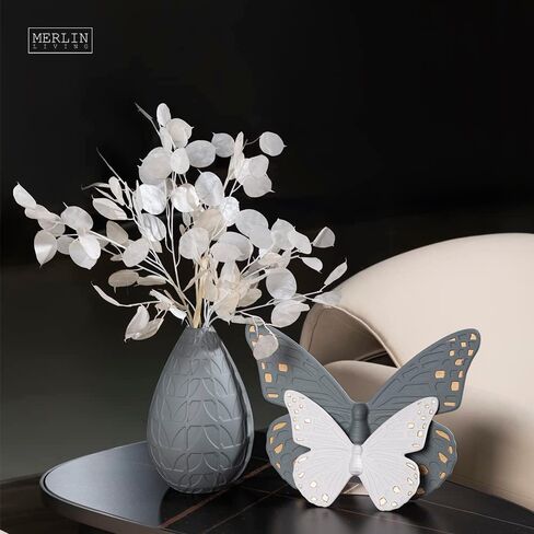 New Modern Luxury Home Decoration Ceramic vase (Ceramic Blue) in Kuwait