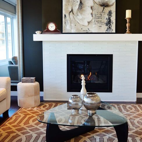 Mantel Clock, Battery Operated, Silent Wood Table Clock with Westminster Chimes, Maroon Arabic Numerals, 9" x 16" x 3" in Kuwait