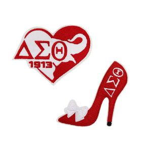 African American Sorority Sisterhood Finer Womanhood Embroidered iron on Patches in Kuwait