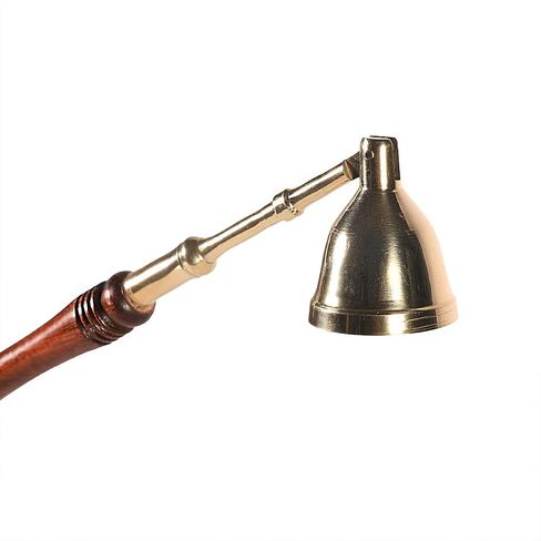 Incense Garden Candle Snuffer - 2 Pack - Brass Tip with Wood Handle in Saudi Arabia