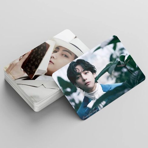 بياجو 55 قطعة من بطاقات الصور في فيوتيفول داي البوم جديد بانجتان بويز في لومو، بطاقات صور بانجتان بويز، بطاقات صور هدية للمعجبين والابنة in Kuwait