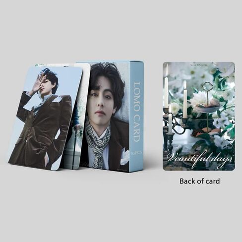 بياجو 55 قطعة من بطاقات الصور في فيوتيفول داي البوم جديد بانجتان بويز في لومو، بطاقات صور بانجتان بويز، بطاقات صور هدية للمعجبين والابنة in Kuwait