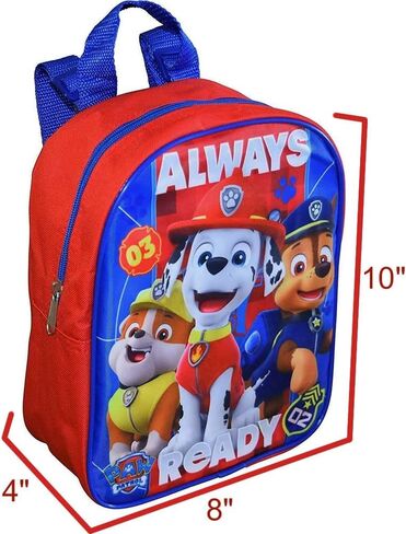Group Ruz Paw Patrol 10" Little Boy Mini Backpack Red-blue in Kuwait