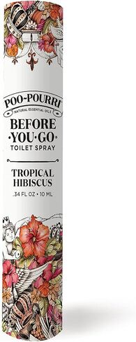 بخاخ المرحاض Poo-Pourri Before-You-Go، الحمضيات الأصلية، حجم السفر 10 مل - الليمون والبرغموت وعشب الليمون، 0.34 أونصة سائلة (عبوة من قطعة واحدة) in Kuwait