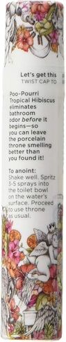 بخاخ المرحاض Poo-Pourri Before-You-Go، الحمضيات الأصلية، حجم السفر 10 مل - الليمون والبرغموت وعشب الليمون، 0.34 أونصة سائلة (عبوة من قطعة واحدة) in Kuwait