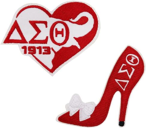 African American Sorority Sisterhood Finer Womanhood Embroidered iron on Patches in Kuwait