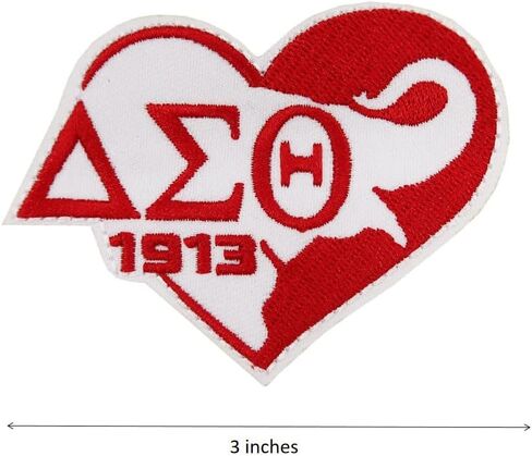 African American Sorority Sisterhood Finer Womanhood Embroidered iron on Patches in Kuwait