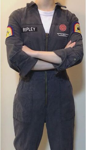 مجموعة USCSS Nostromo Crew Ripley Halloween زي مطرز بالحديد على الرقع in Kuwait