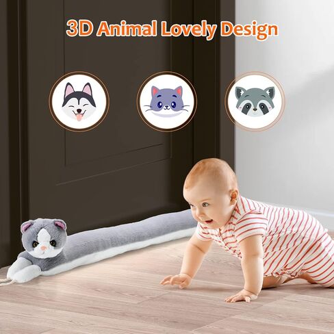 Door Draft Stopper,36 inch Door Draft Stoppers for Bottom of Door,Weighted Under Door Draft Stopper,Door Draft Noise/Wind/Smoke Blocker,Animal Dog Door Draft Stopper,Decorative Door Snake Stop in Saudi Arabia