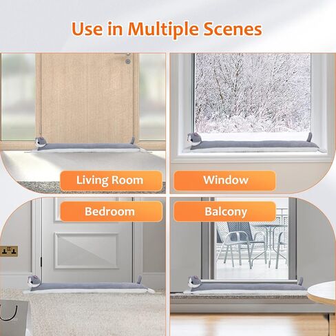 Door Draft Stopper,36 inch Door Draft Stoppers for Bottom of Door,Weighted Under Door Draft Stopper,Door Draft Noise/Wind/Smoke Blocker,Animal Dog Door Draft Stopper,Decorative Door Snake Stop in Saudi Arabia