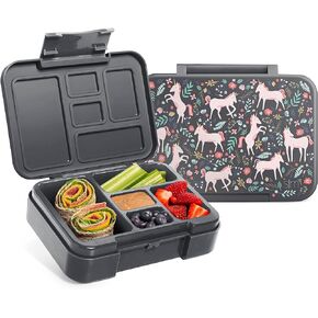 Simple Modern Bento Lunch Box for Kids | BPA Free, Leakproof, Dishwasher Safe | Lunch Container for Girls and Boys, Toddlers | Porter Collection | 5 Compartments | Forest