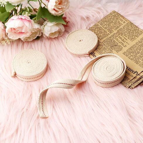 19.5 Foot / 3 Rolls Cotton Oil Lamp Wick, Replacement Oil Lanterns Wick for Oil Lamps and Oil Burners in Kuwait