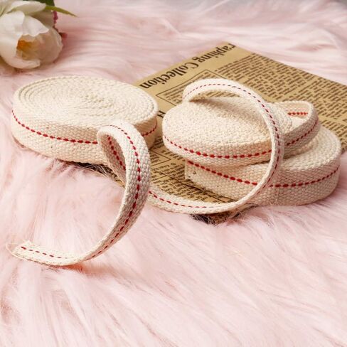 19.5 Foot / 3 Rolls Cotton Oil Lamp Wick, Replacement Oil Lanterns Wick for Oil Lamps and Oil Burners in Kuwait