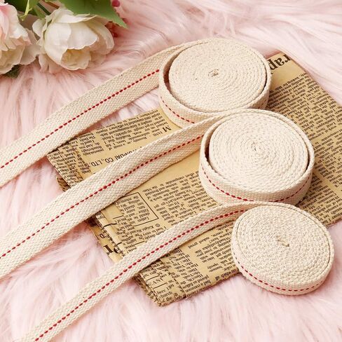 19.5 Foot / 3 Rolls Cotton Oil Lamp Wick, Replacement Oil Lanterns Wick for Oil Lamps and Oil Burners in Kuwait