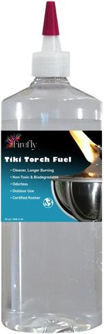 Firefly Tiki Torch Fuel – Clean-Burning Outdoor Lamp Oil for Tiki Torches and Lanterns. Low Smoke, Long-Lasting – Outdoor Patio & Garden Use (Citronella, 2 Gallons) in Kuwait