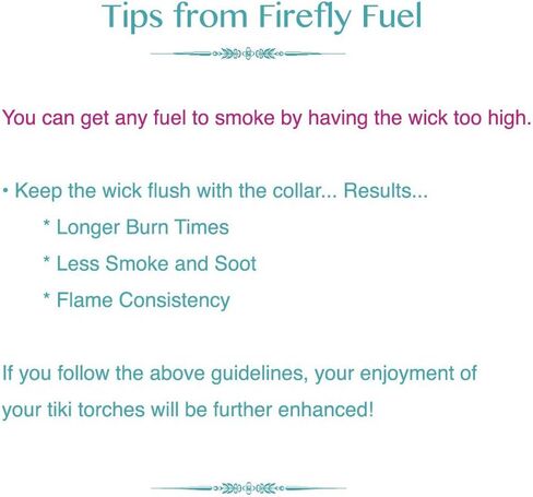 Firefly Tiki Torch Fuel – Clean-Burning Outdoor Lamp Oil for Tiki Torches and Lanterns. Low Smoke, Long-Lasting – Outdoor Patio & Garden Use (Citronella, 2 Gallons) in Kuwait