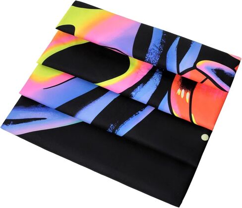 نسيج وجه رعب SparkLia Blacklight Horror Face، سجادة تفاعلية للأشعة فوق البنفسجية للتعليق على الحائط، تتوهج في الظلام، نسيج خلفية للحفلات لغرفة النوم، غرفة المعيشة - 30 بوصة × 40 بوصة in Kuwait