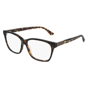 Gucci Women's Eyeglasses Web GG0532O GG/0532/O 002 Havana Optical Frame 54mm in Kuwait