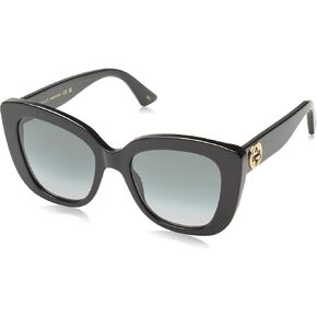 Gucci Square Sunglasses GG0036SN 002 Black/Green/Red 54mm 0036 in Saudi Arabia